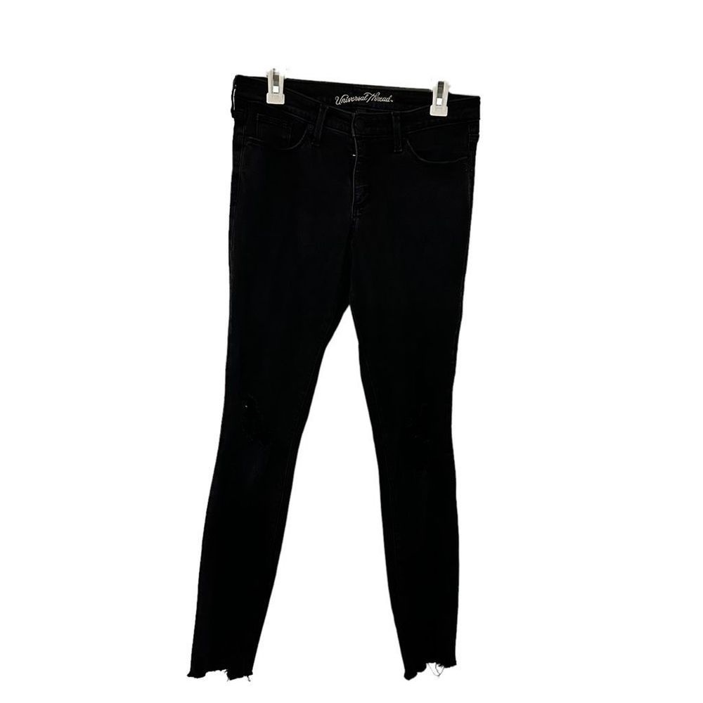 5 for $30 Universal Thread Ripped Skinny Jeans Black Women's Size 6/28L EUC